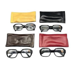Stylish Reading Glasses Plastic Frame, with Pouch. Black/Brown - Sallys Home