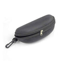 Sunglass Case Black Embossed Hard, With Silver Ruby Sports On It - Sallys Home