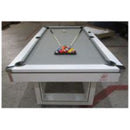 Import Commercial Pool Table 7ft, With Grey Velvet Play Surface, 25mm Metal Support Under Table, With Full Accessories-3