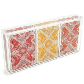 Transparent Plastic Playing Cards – 3 In 1 With Plastic Case - Sallys Home