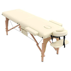 Two Section Right Angle Beech Legs Massage Bed, 70cm Width, 185*70*5cm - Sallys Home