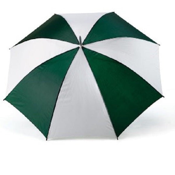 Umbrella 120cm Straight Silver Handle, 8 Panel, Red/White, Green/White, Blue/White, Maroon/White, Orange/White - Sallys Home