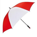 Umbrella 120cm Straight Silver Handle, 8 Panel, Red/White, Green/White, Blue/White, Maroon/White, Orange/White - Sallys Home