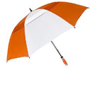 Umbrella 120cm Straight Silver Handle, 8 Panel, Red/White, Green/White, Blue/White, Maroon/White, Orange/White - Sallys Home