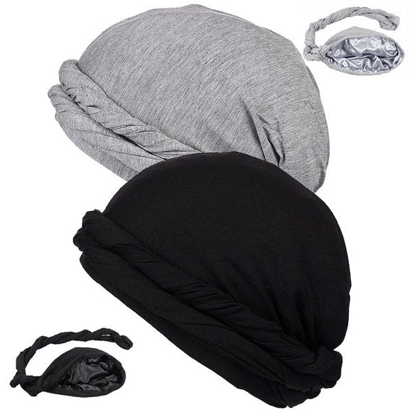 Unisex Baotou Hat Hair Protection – Black (Each in Zip Lock Bag) - Sallys Home