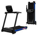 DOMESTIC FOLDABLE TREADMILL WITH SHOCK MITIGATION