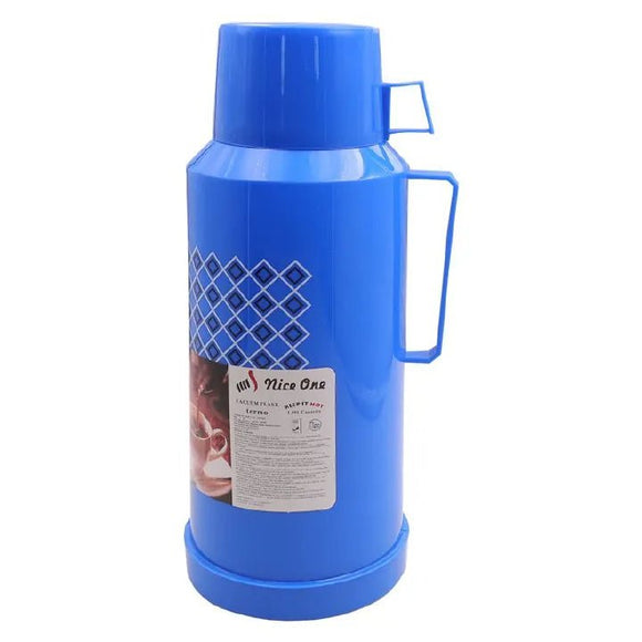 Vacuum Flask With Diamond Design, 1L - Sallys Home