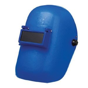 Welding Masks Blue Plastic Shield, With Handle, Tinted Window - Sallys Home