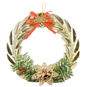 X - Mas Wreath Small Decorated - Sallys Home