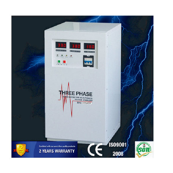 SBW33-30KVA 3 Phase In 3 Phase Out Servo Motor Type Stabilizer 30Kva, 400Vac/50Hz...