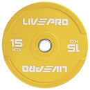 LIVEPRO ELITE COLORED RUBBER BUMPER PLATE PAIR LP8332-4