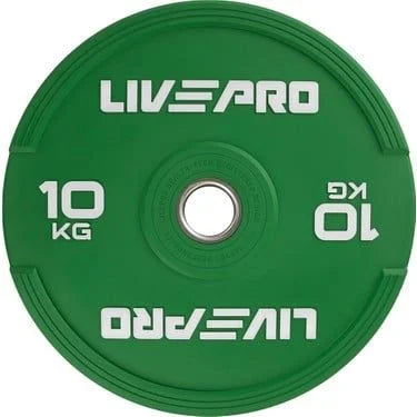 LIVEPRO ELITE COLORED RUBBER BUMPER PLATE PAIR LP8332