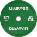 LIVEPRO ELITE COLORED RUBBER BUMPER PLATE PAIR LP8332-3