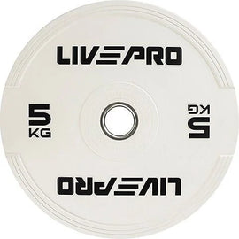 LIVEPRO ELITE COLORED RUBBER BUMPER PLATE PAIR LP8332 - 0